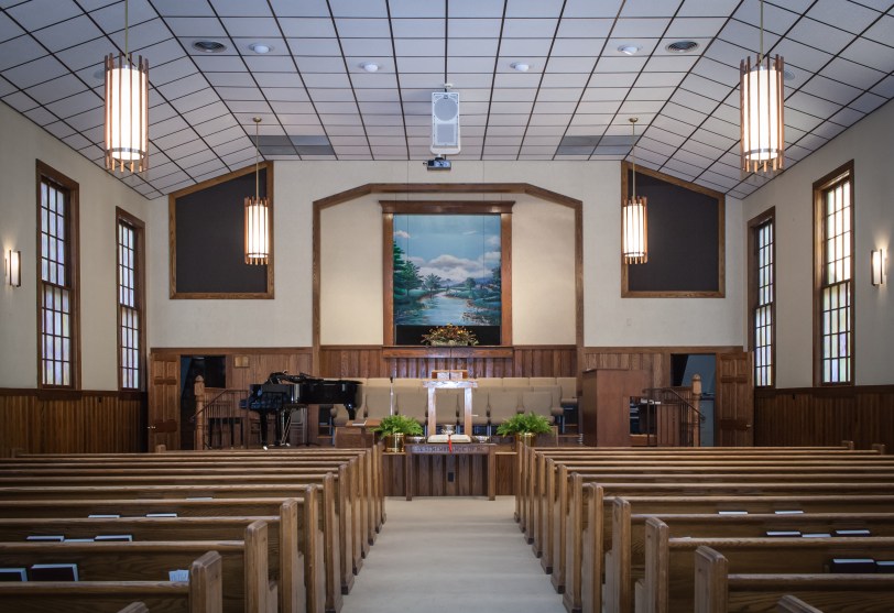 Bethany Baptist Church view from sanctuary