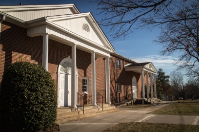 South Fork Church of Christ outside view of both entrances