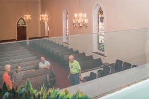 Jersey Baptist Church view from baptistry to the right
