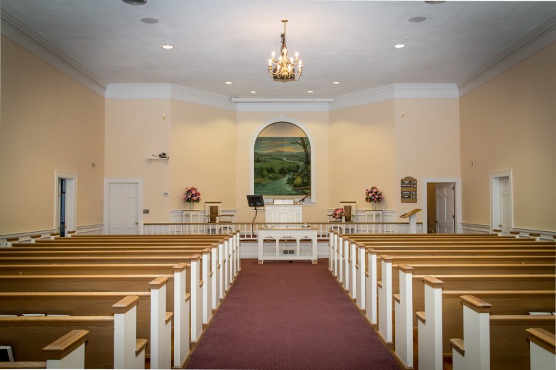 Warners Chapel Church of Christ baptistry